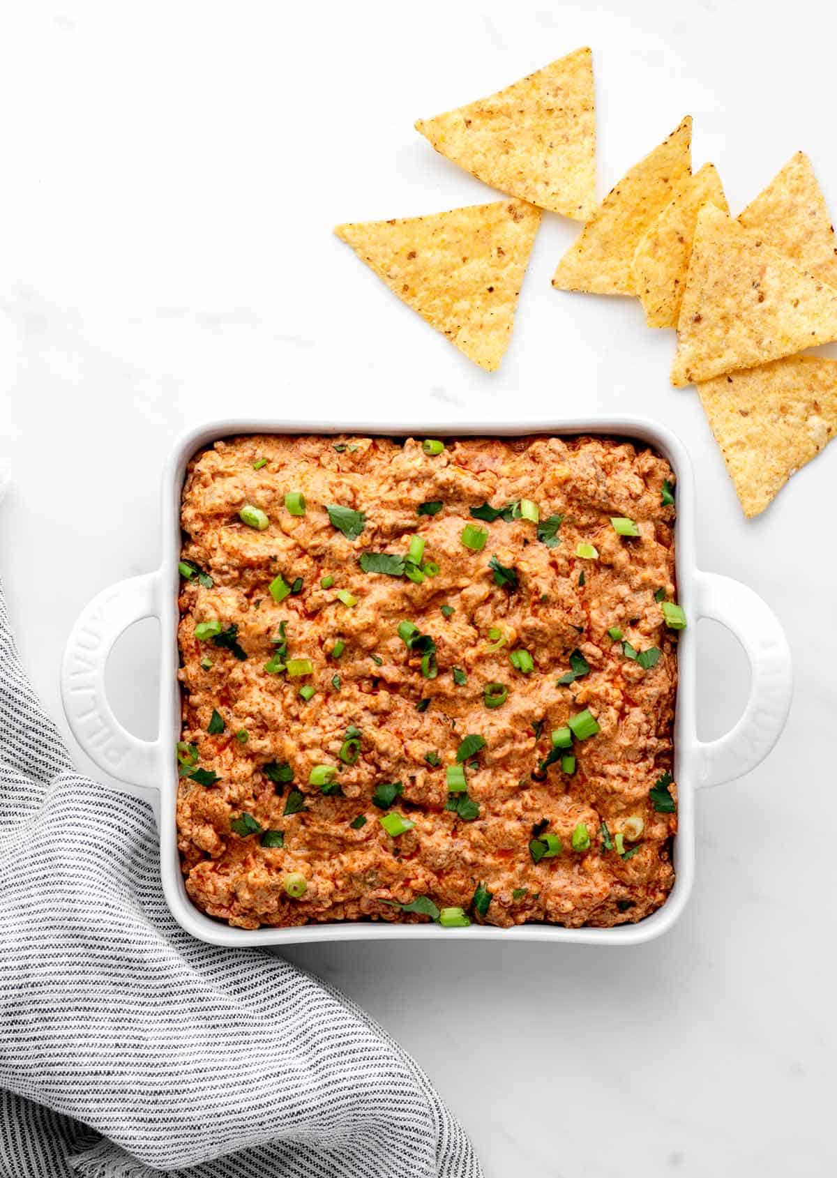 Taco dip with Ground beef