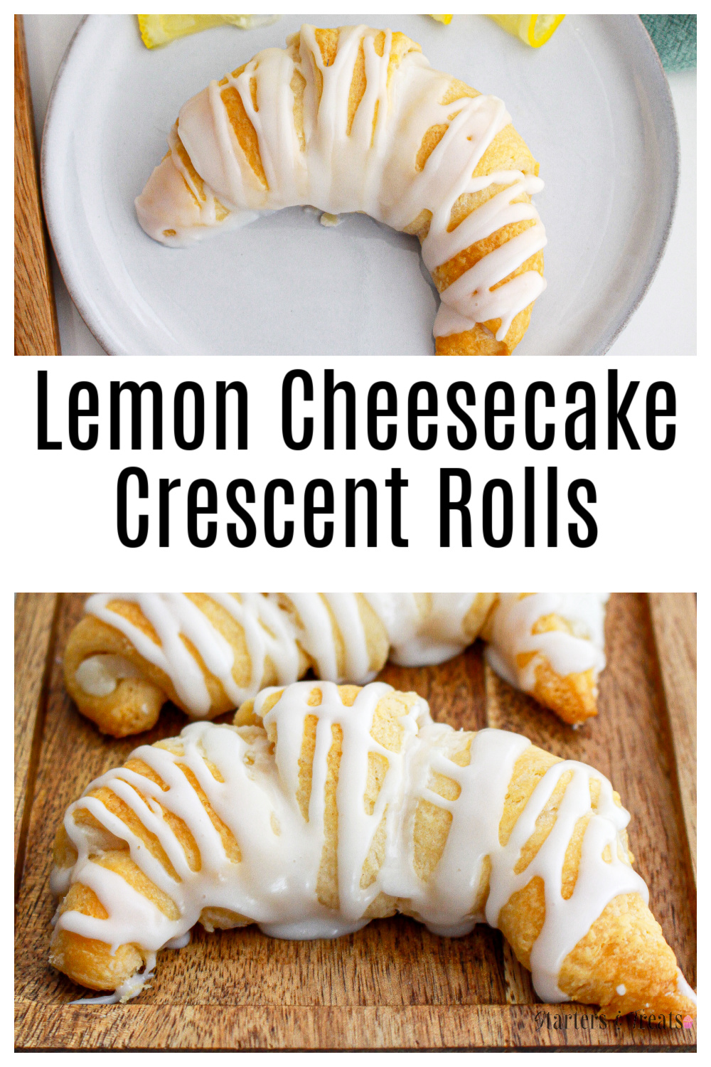 Lemon Cheesecake Crescent Rolls