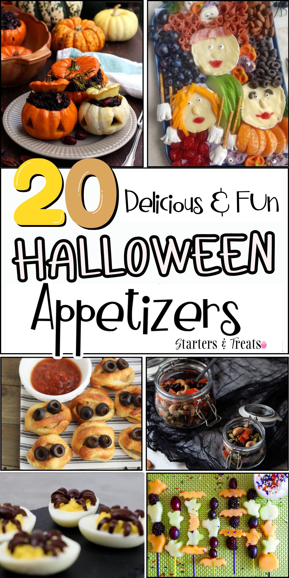 20 Delicious & Fun Halloween appetizers