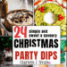 Christmas Party dips