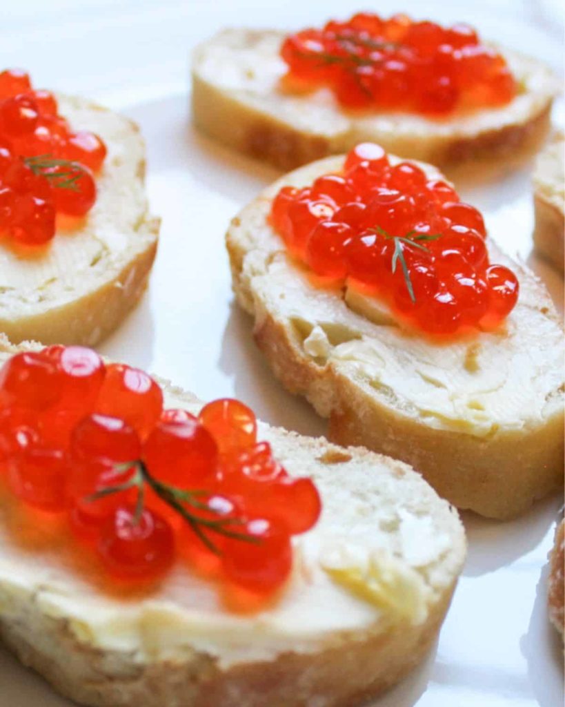 Caviar Canapes