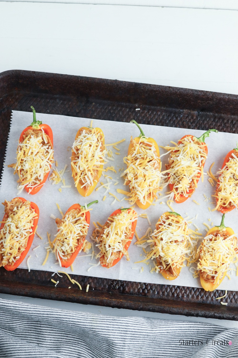 BBQ Chicken stuffed peppers