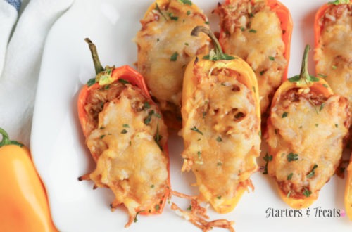 bbq chicken stuffed peppers