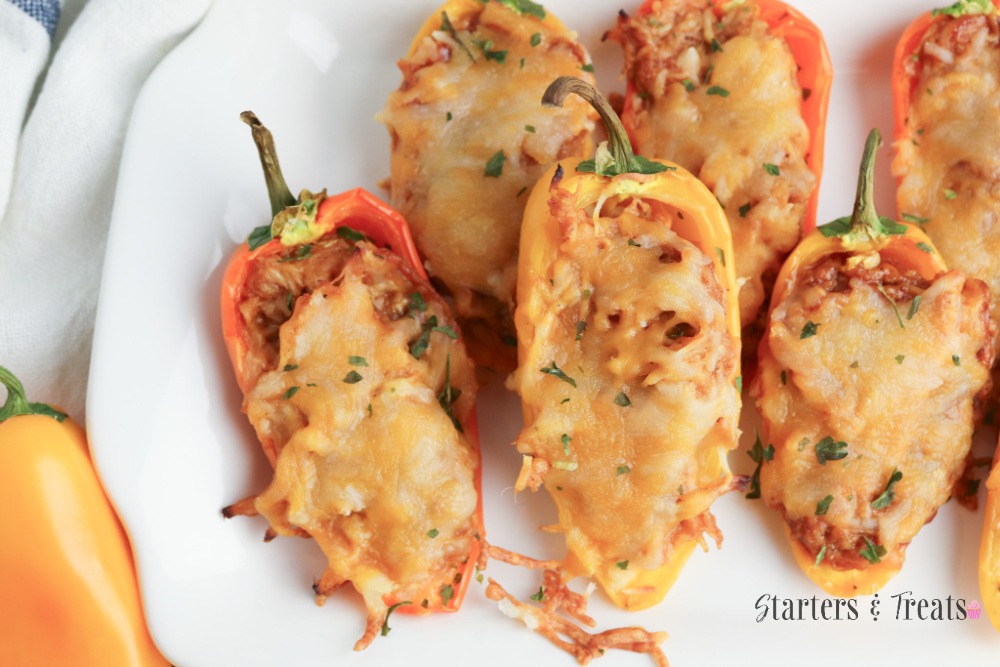 bbq chicken stuffed peppers