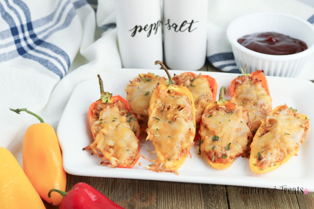 bbq chicken stuffed peppers