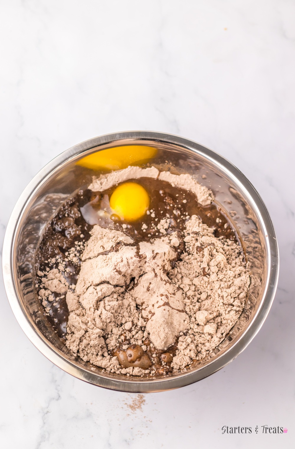 Cosmic brownie lush dessert process