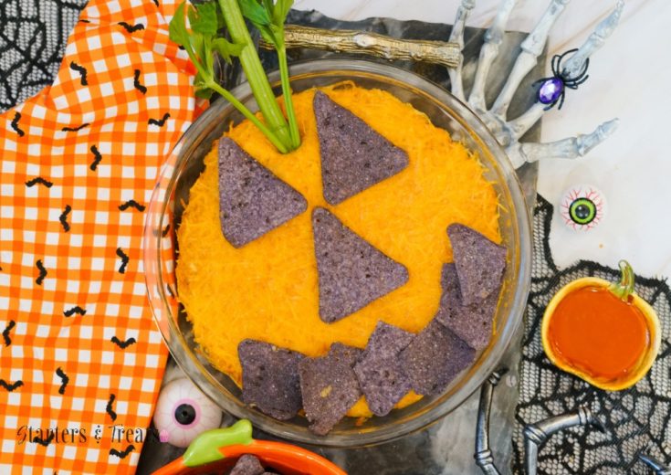 boo-falo Chicken Halloween Dip