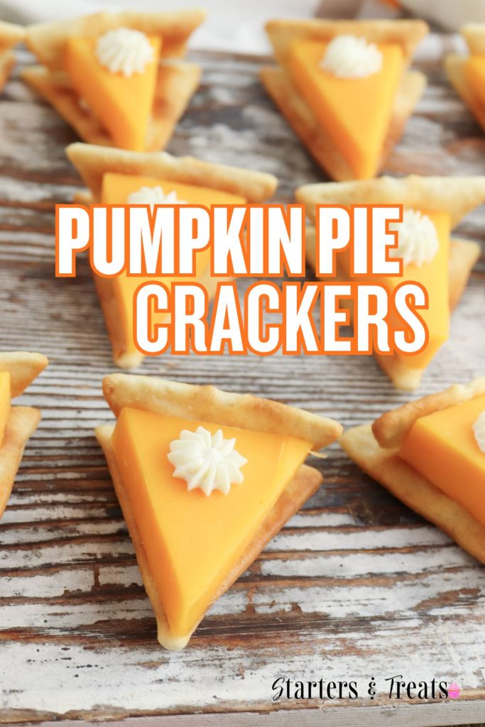 Pumpkin pie cheese crackers 