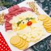 Santa Cheese plate