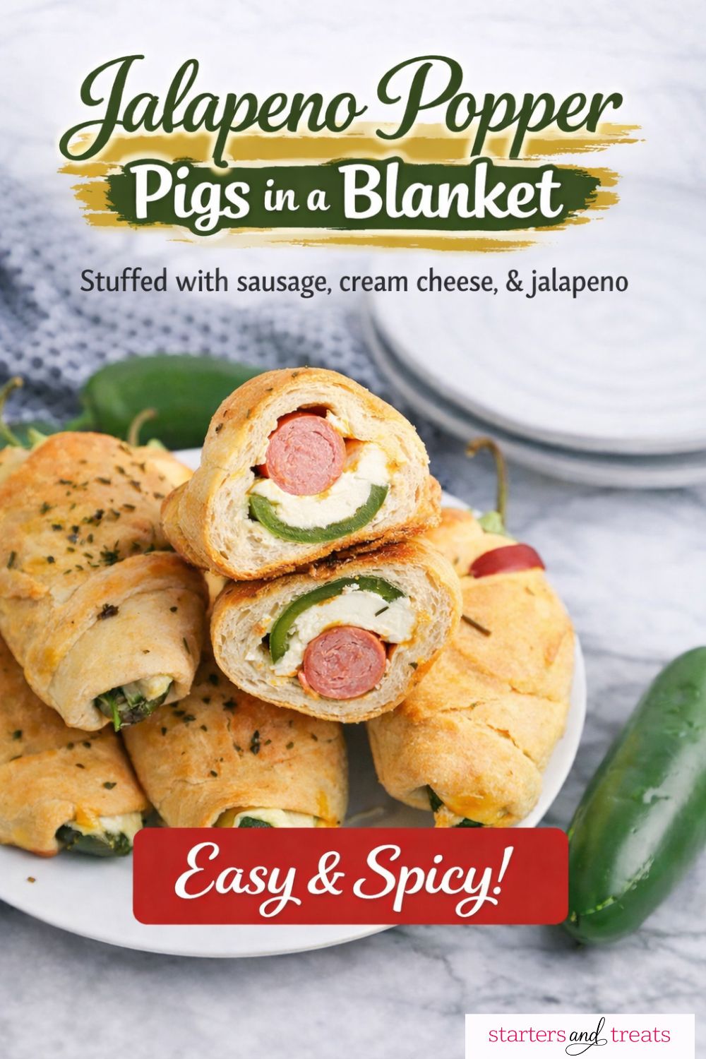 Jalapeno Popper pigs in a blanket 
